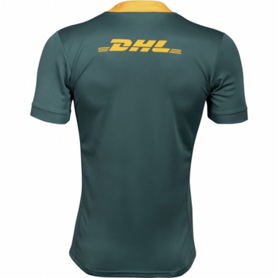 Camisola Sul-Africana Rugby Equipamento Primeiro 2021 Manga Curta